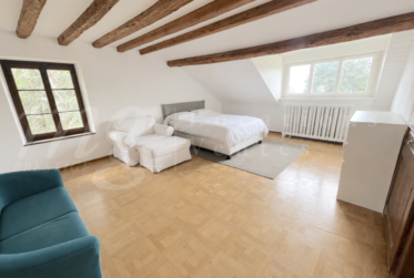 TRES GRAND APPARTEMENT FAMILIAL 8 PIECES AVEC JARDIN - VUE PARTIELLE LAC