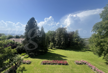 TRES GRAND APPARTEMENT FAMILIAL 8 PIECES AVEC JARDIN - VUE PARTIELLE LAC