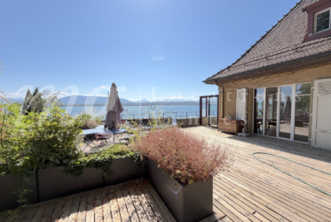 PIED DANS L'EAU !!!! TRES BELLE MAISON RENOVEE AVEC LARGE TERRASSE - VUE LAC, PONTON ET PLACE BATEAU
