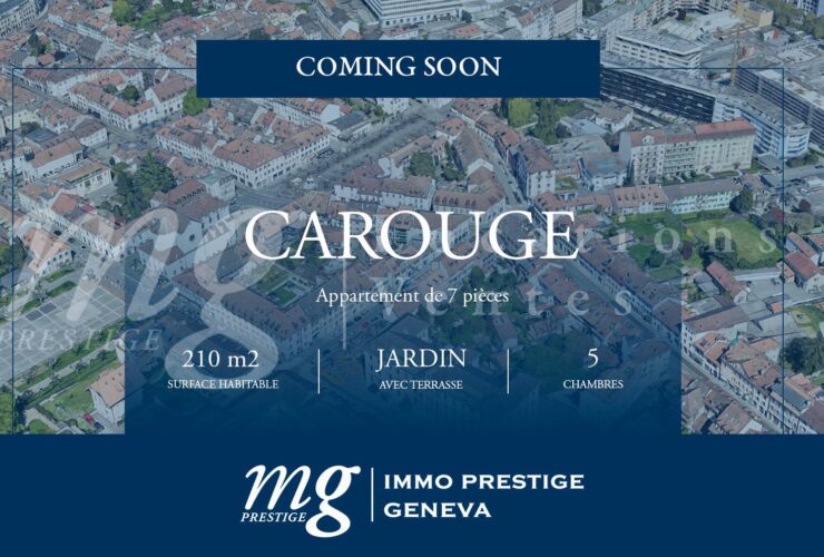 COMING SOON - MAGNIFIQUE APPARTEMENT DE 7P DANS LE VIEUX-CAROUGE