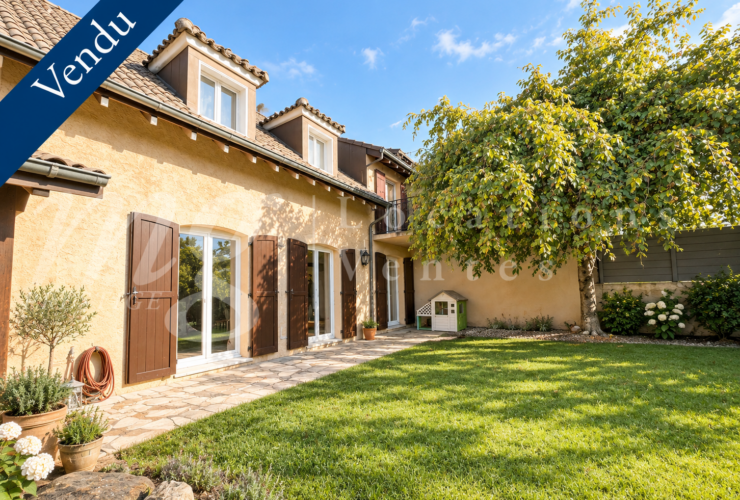 TRES GRANDE MAISON FAMILIALE DE 300 m2 utiles AVEC JARDIN - 5 chambres - Piscine
